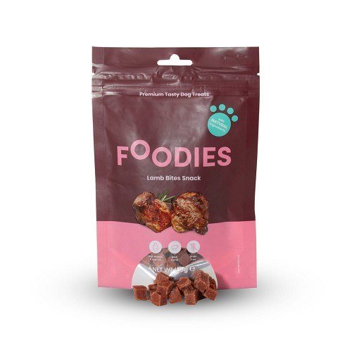 חטיף פודיס לכלב –נגיסי כבש רכים 100 גרם (4 יח' ב-50 ש"ח/ 10 יח' ב-100 ש"ח)