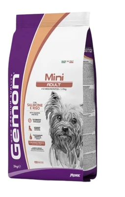 ג'מון בוגר כלב מיני סלמון 3 ק"ג