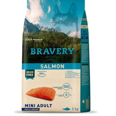 ברייברי בוגר כלב מיני סלמון 2 ק"ג