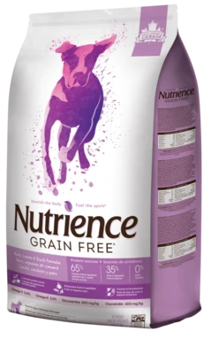 נוטריאנס GRAIN FREE כלב חזיר כבש וברווז 10 ק"ג