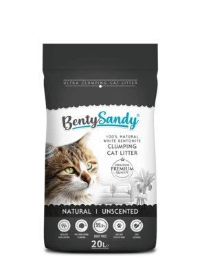 חול מתגבש בינתי סאנדי- פחם 20 ליטר