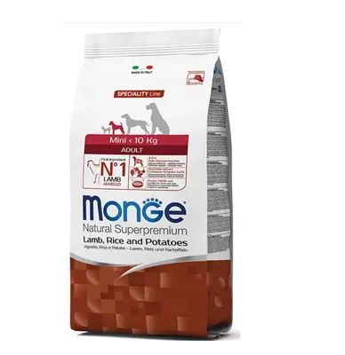 מונג' בוגר כלב מיני כבש 7.5 ק"ג