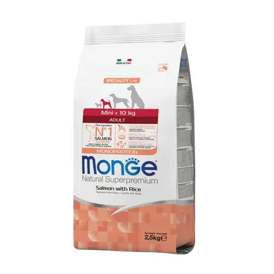 מונג' בוגר כלב מיני סלמון 2.5 ק"ג