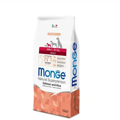 מונג' בוגר כלב מיני סלמון 7.5 ק"ג