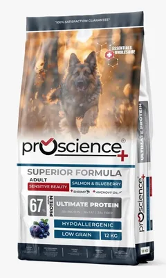 פרו סיינס חלבון יחיד סלמון ואוכמניות 12 ק"ג