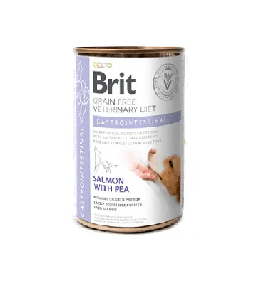 שימור לכלב בריט - גסטרו אינטסטינל לתמיכה בבריאות מערכת העיכול 400 גרם