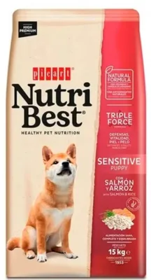 נוטריבסט כלב גורים סלמון 15 ק"ג